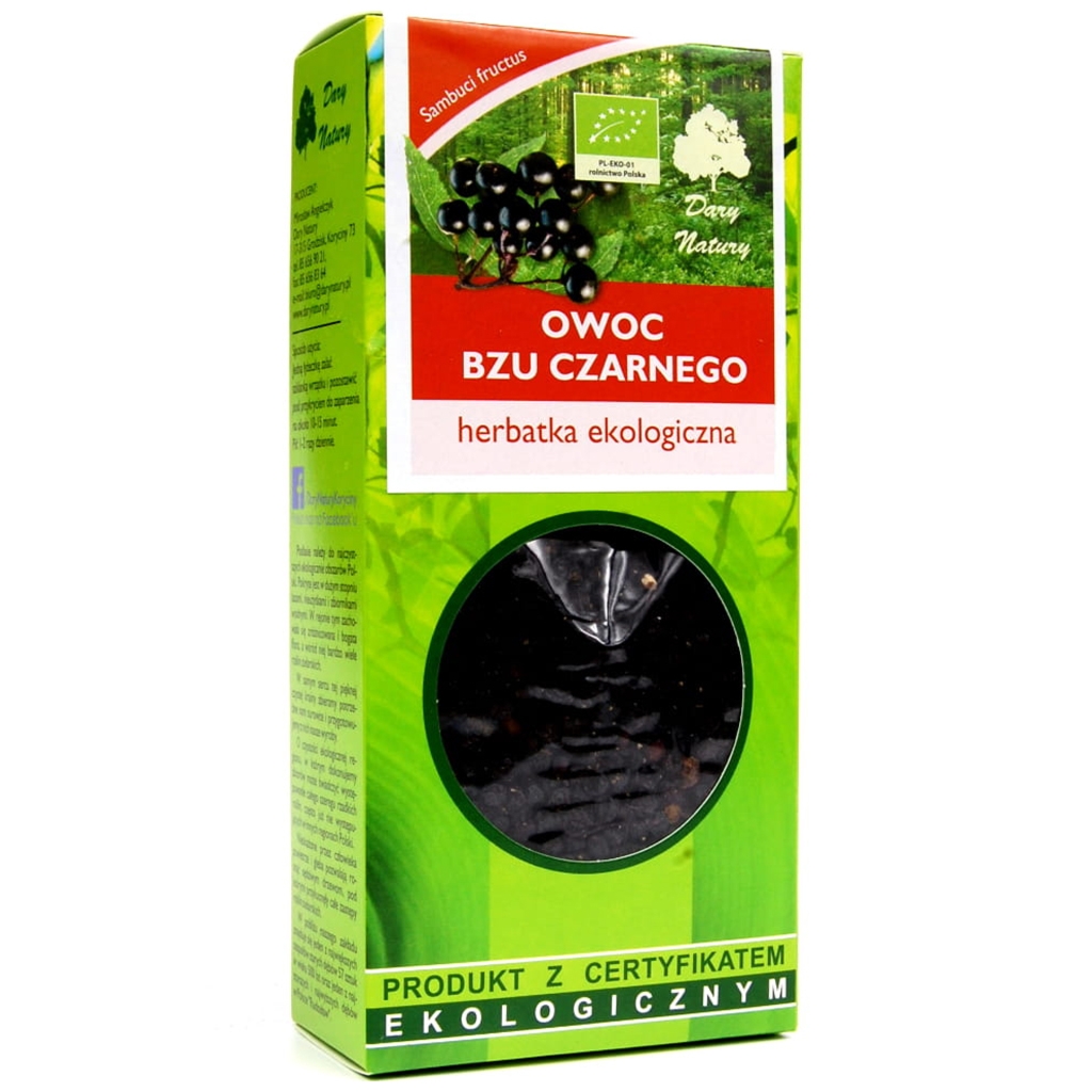 Dary Natury Bez czarny owoc EKO 100g - Dary Natury