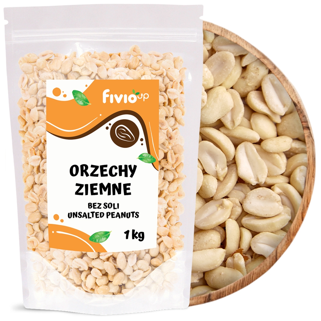 fivio Orzechy ziemne bez soli 1 kg - Fivio