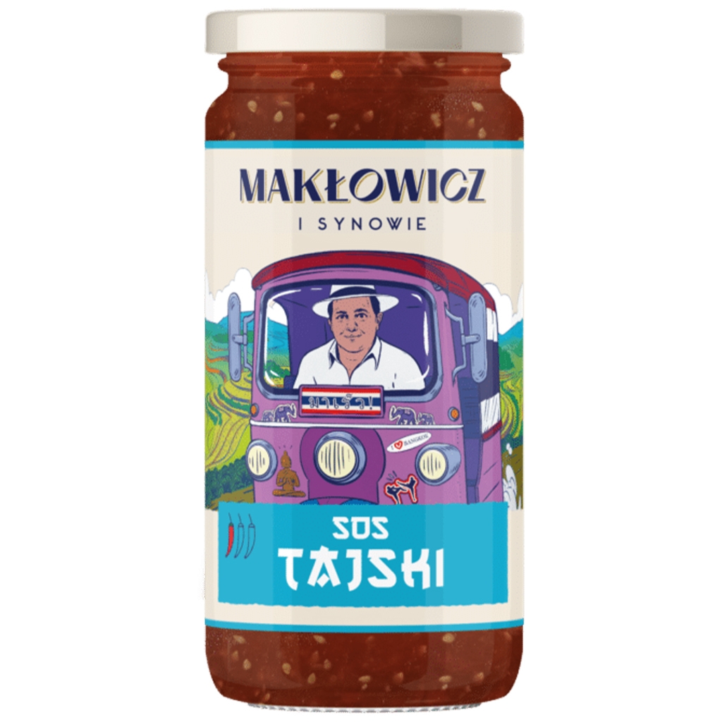 MAKŁOWICZ I SYNOWIE Sos tajski 440g - Makłowicz I Synowie