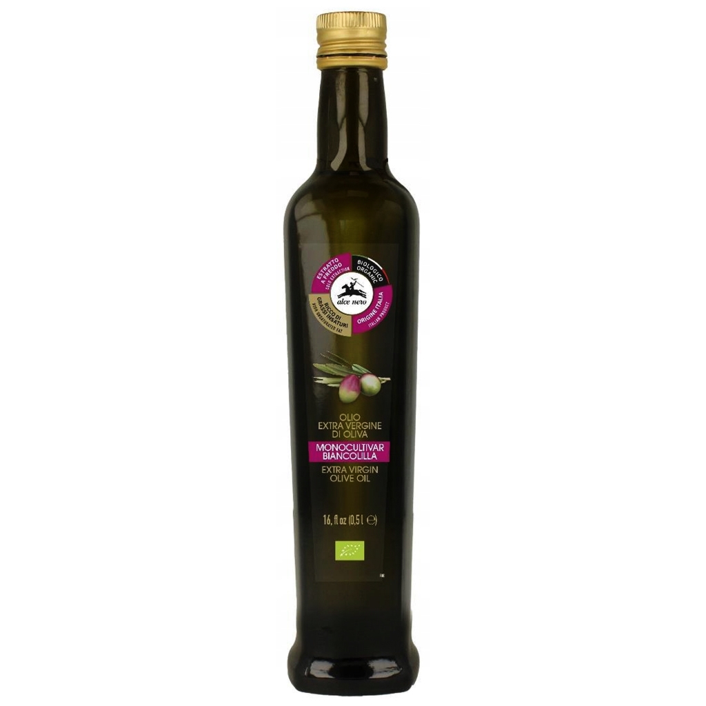 ALCE NERO Oliwa z oliwek extra virgin Biancolilla bio 500 ml - Alce Nero