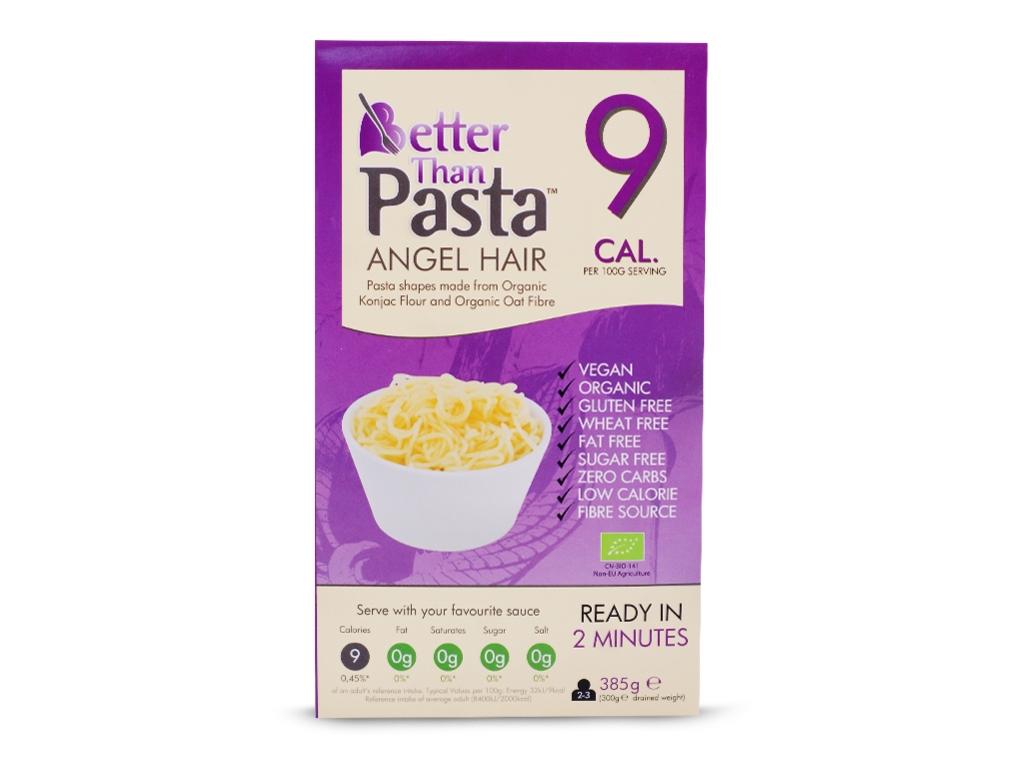 BIO Makaron konjac angle hair 385g - Better Than Foods