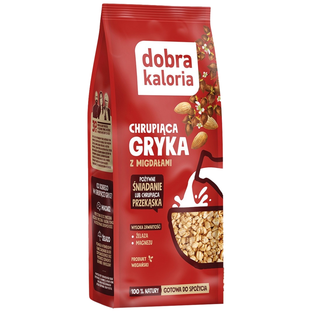 Chrupiąca gryka z migdałami 100g - Dobra Kaloria