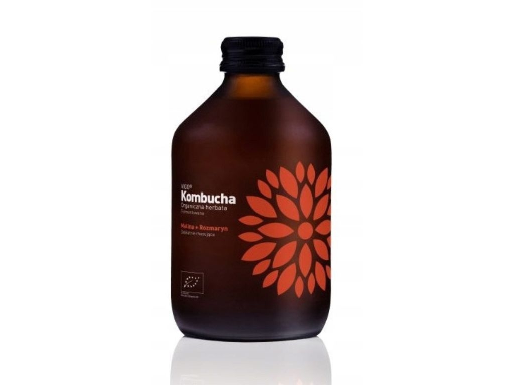 BIO kombucha malina rozmaryn 330ml - Vigo