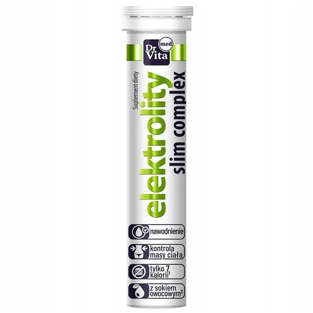 Dr Vita Elektrolity Slim 20 tabletek musujących - Dr Vita