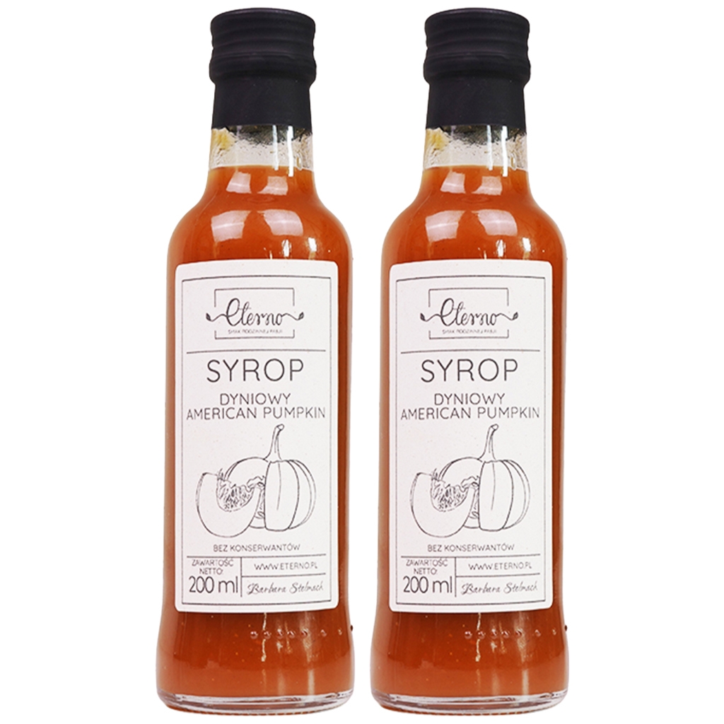 Syrop dyniowy American Pumpkin 200ml x 2 szt