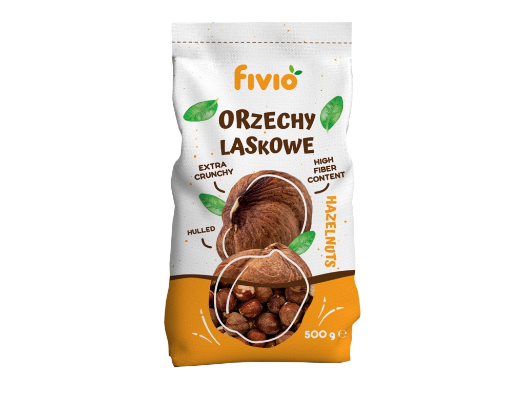 Orzechy laskowe łuskane 500g - Fivio