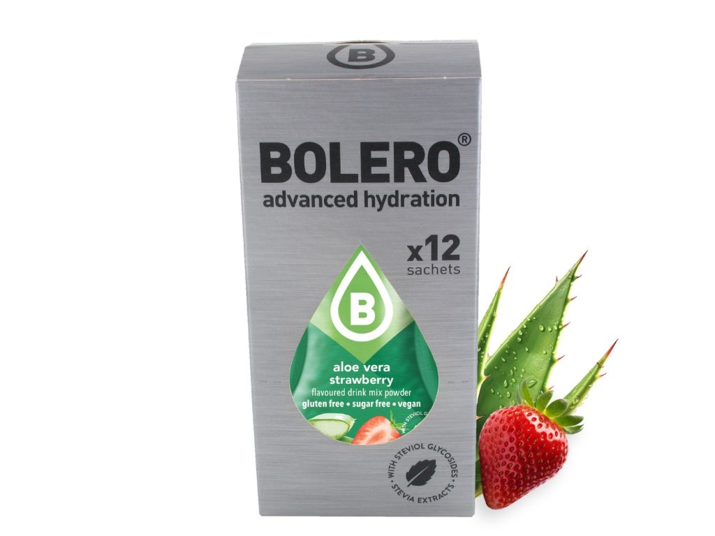 Napój w proszku box Bolero aloe vera truskawka 3g x 12szt - Bolero