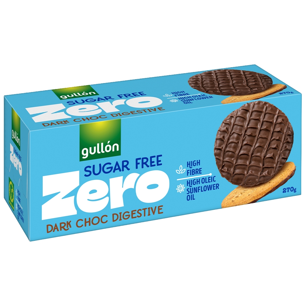 Gullón Ciasteczka pełnoziarniste maczane w czekoladzie 270g - Gullón