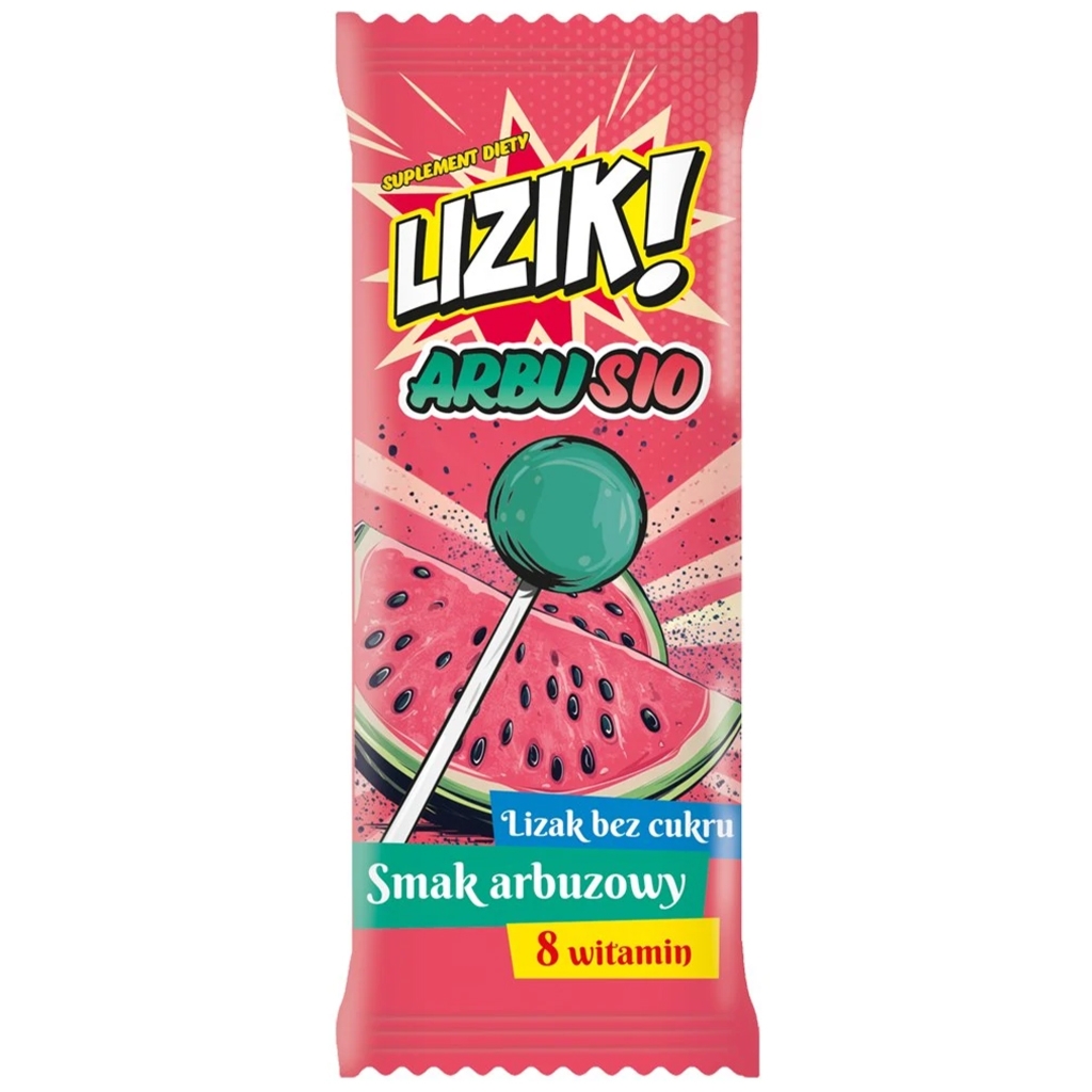 STARPHARMA LIZIK! ARBUSIO Lizak Bez Cukru o Smaku Arbuzowym 30szt - Starpharma