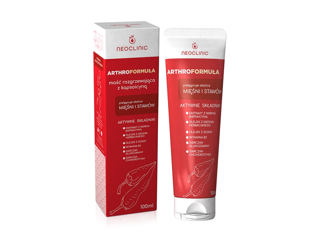 NEOCLINIC Maść Rozgrzewająca z Kapsaicyną 100ml – NEOCLINIC
