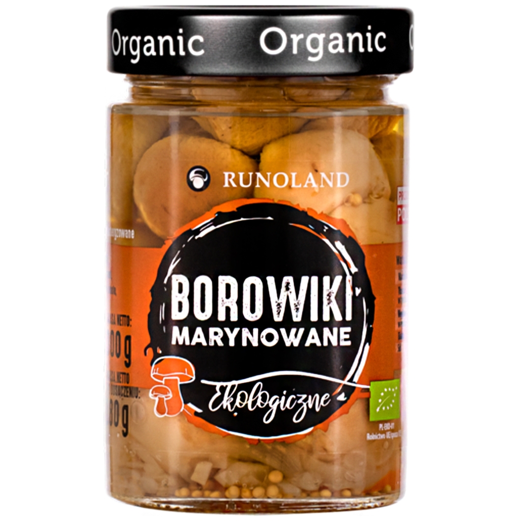 Borowik marynowany BIO 300 g (180 g) - Runoland