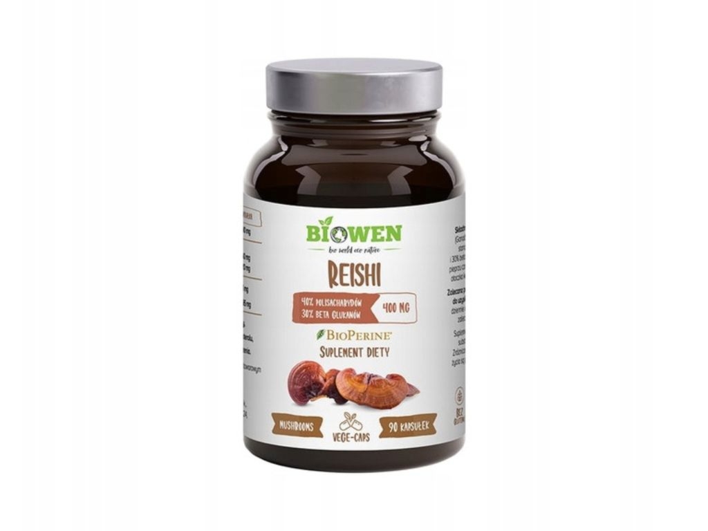 Ekstrakt z reishi 400mg 90 kapsułek - Biowen