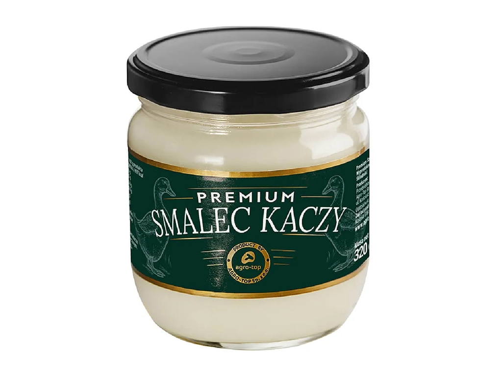 Smalec kaczy w słoiku 320g Agro-Top - Agro-top