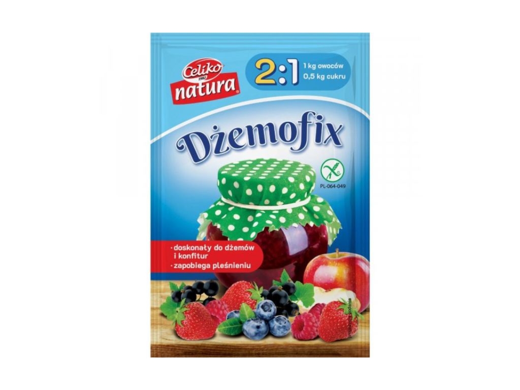 Dżemofix środek żelujący do przetworów 2:1 40g - Celiko