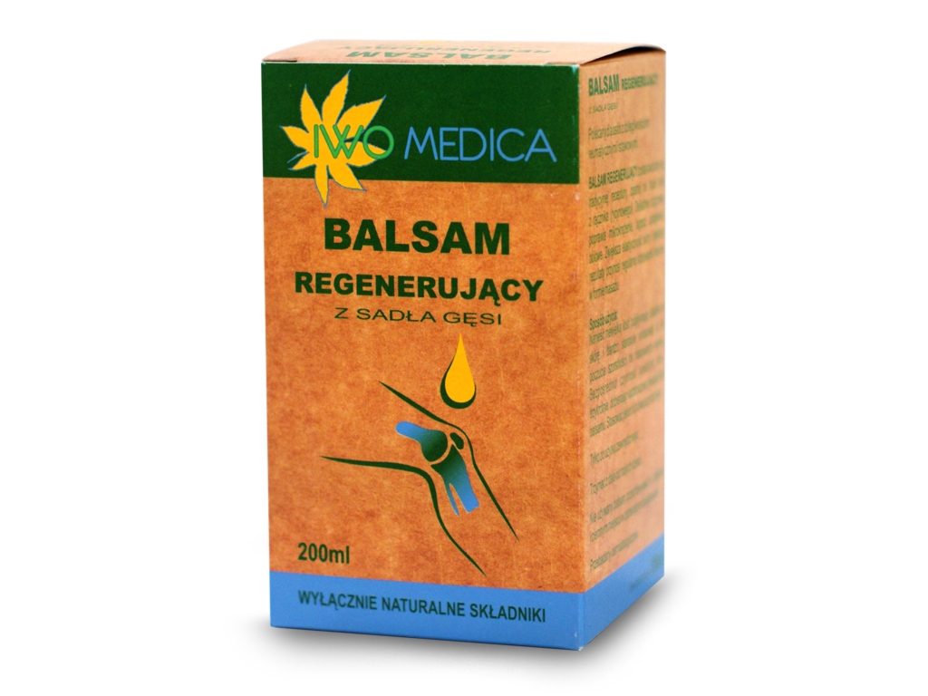 IWO MEDICA Balsam regenerujący z sadła gęsi 200ml