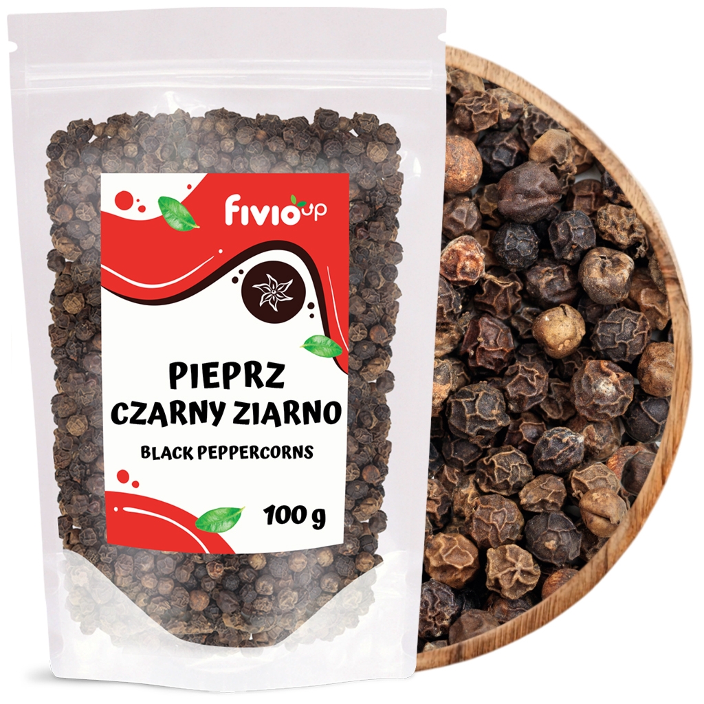 fivio Pieprz czarny ziarno 100g - Fivio