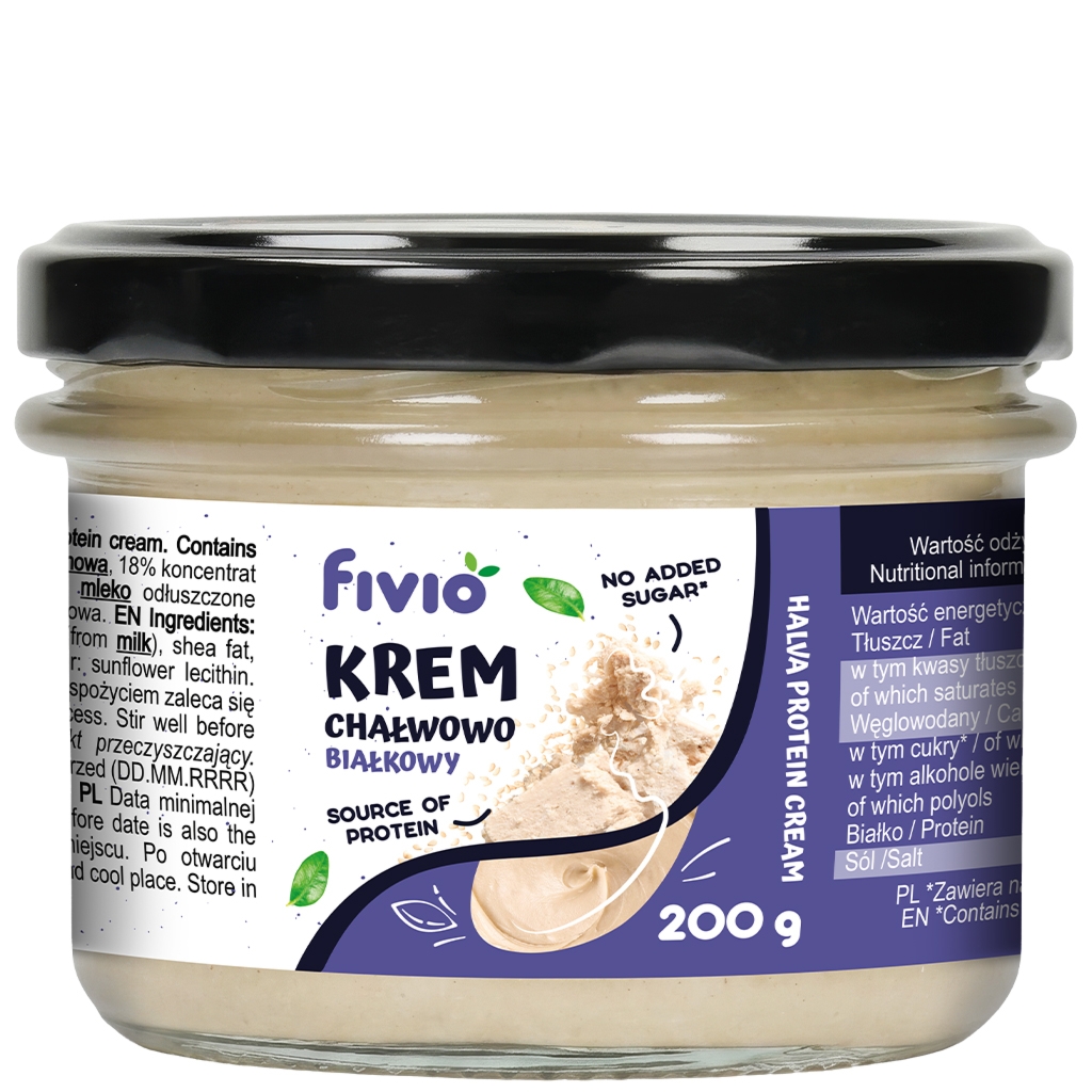 fivio Krem chałwowo - białkowy 200g - Fivio