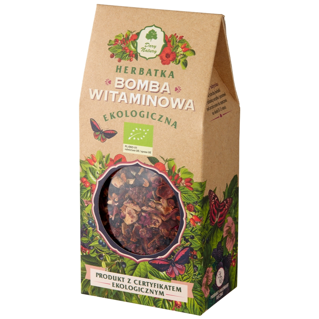 Dary Natury HERBATKA D.NATURY BOMBA WITAMINOWA 200G BIO - Dary Natury