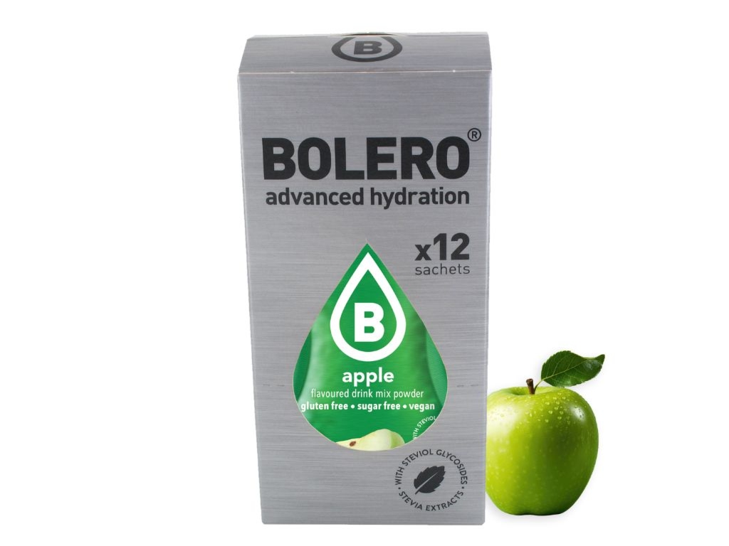 Napój w proszku box Bolero jabłko 3g x 12szt - Bolero