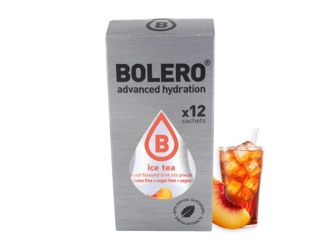 Napój w proszku box Bolero herbata mrożona o smaku brzoskwini 3g x 12szt - Bolero