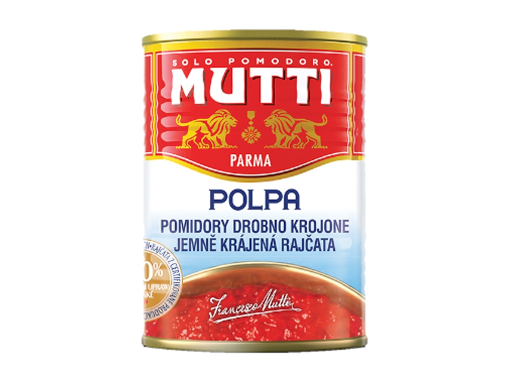 Pomidory drobno krojone 400g puszka MUTTI - Mutti