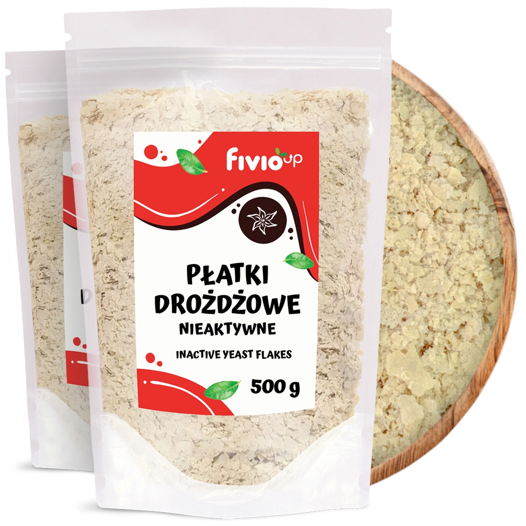 fivio Płatki drożdżowe 1000G (2 x 500g) - Fivio