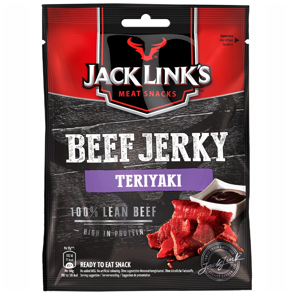 Jack Link's Wołowina w kawałkach: suszona i wędzona. Teriyaki 25 g - Jack Link's