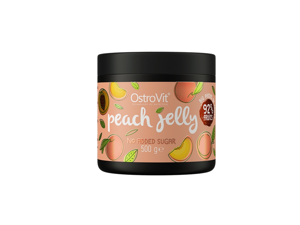 Owoce w żelu 500g brzoskwinia - Peach Jelly - Ostrovit