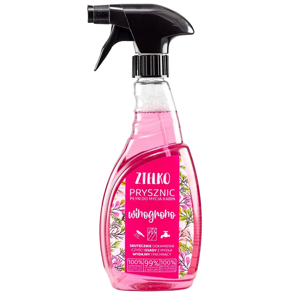 Zielko PRYSZNIC Płyn do mycia kabin Winogrono 500ml