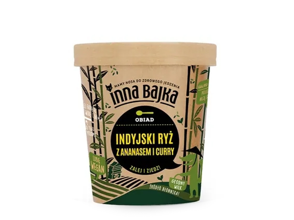 Danie indyjski ryż z ananasem i curry 55g - Inna Bajka
