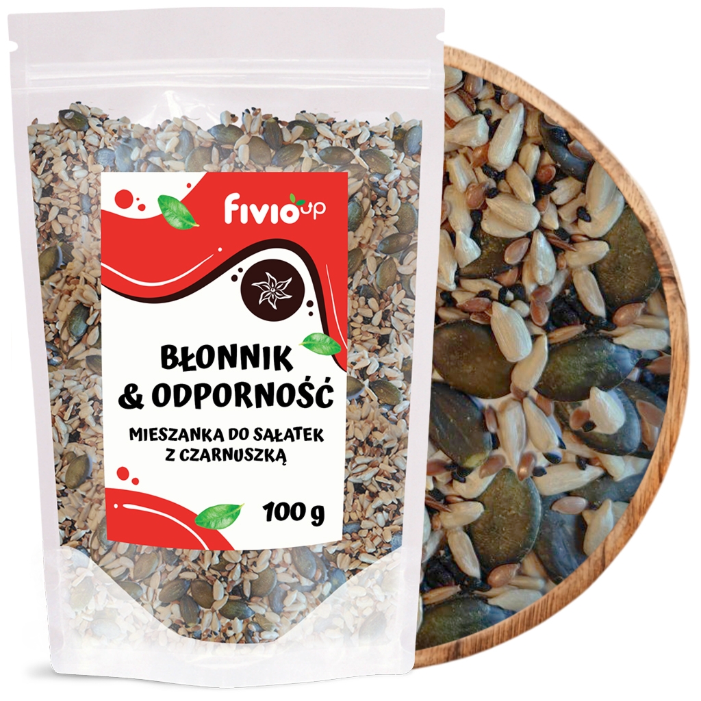 fivio Mieszanka do sałatek z czarnuszką Błonnik&Odporność 100 g - Fivio