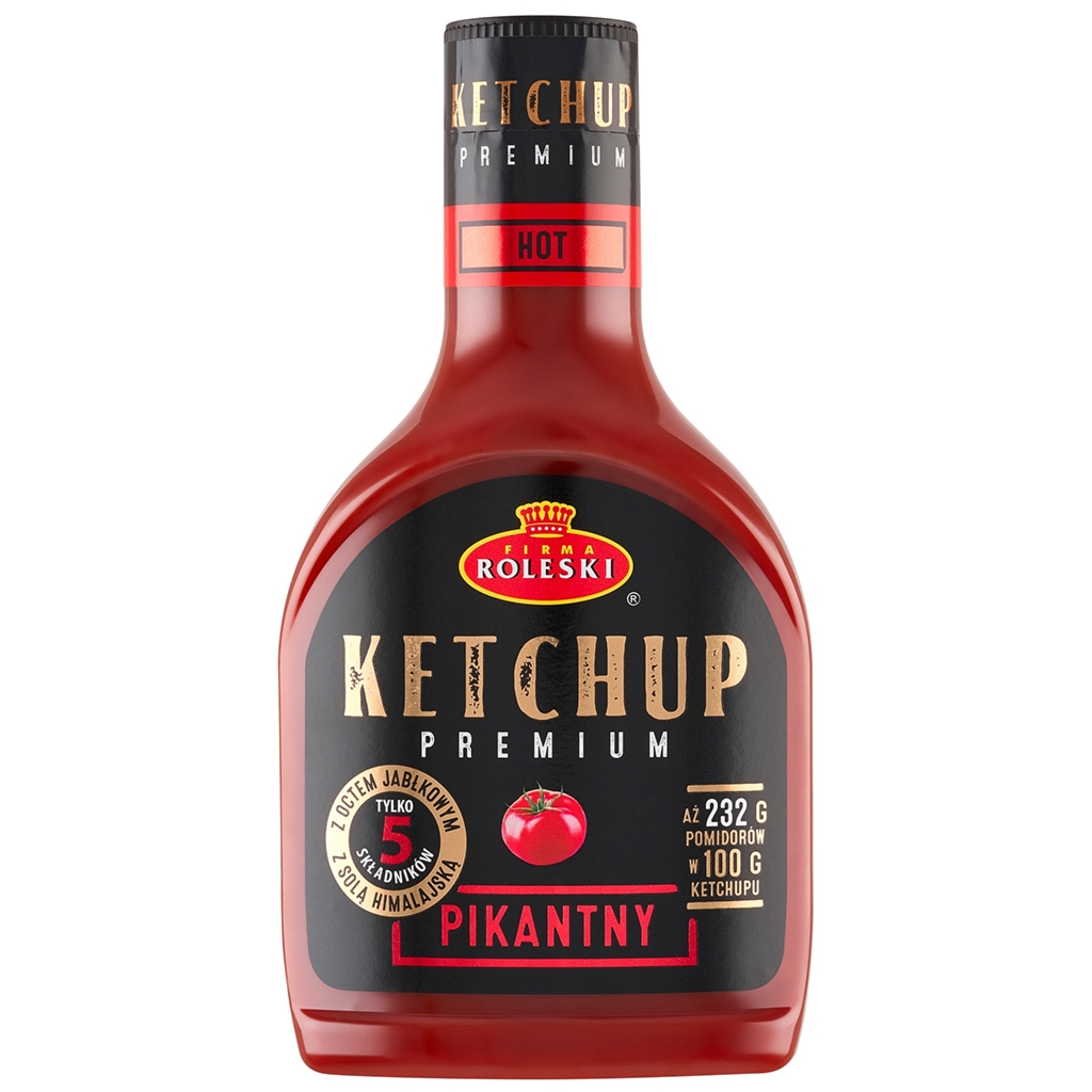 Roleski Ketchup premium pikantny 465 g - Roleski