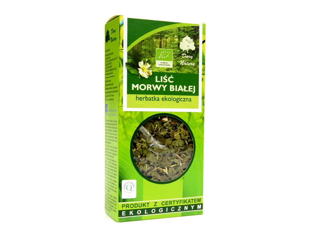 Morwa biała liść EKO 50g - Dary Natury