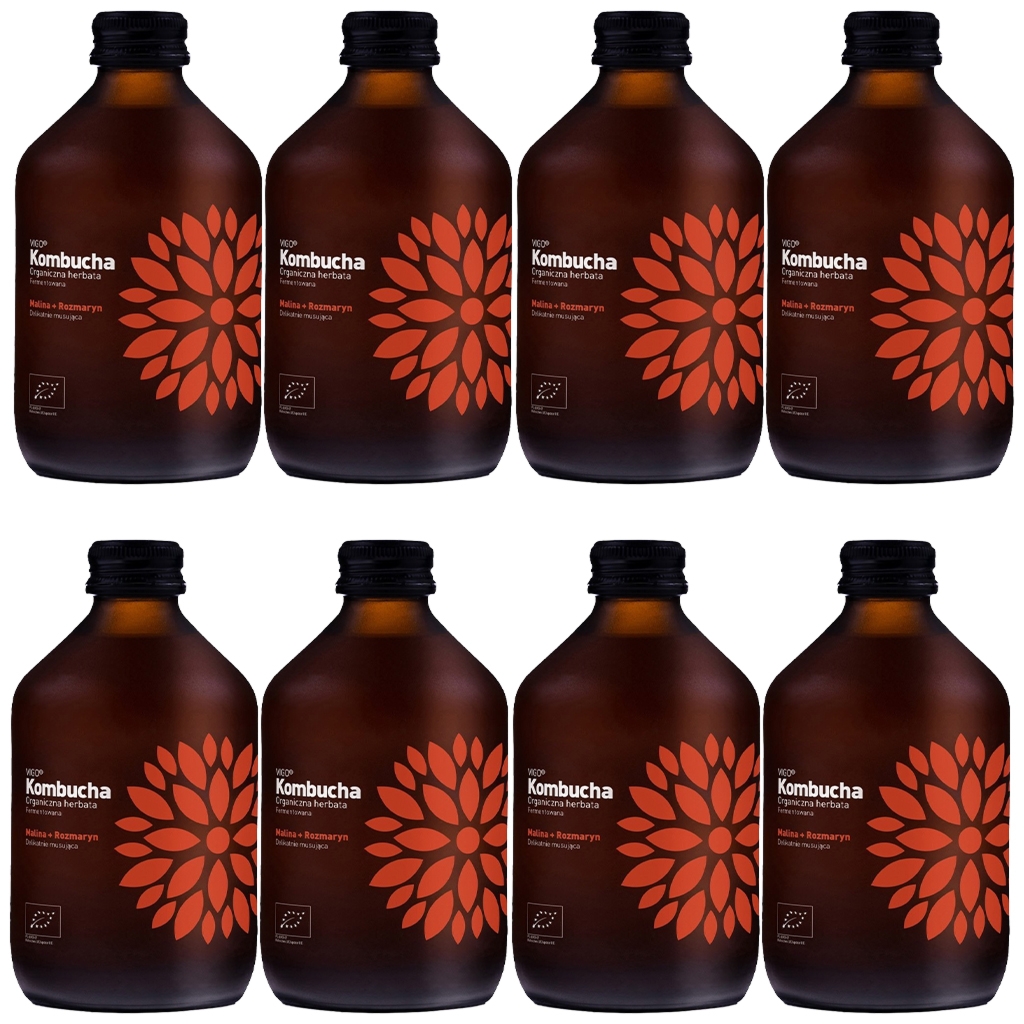 VIGO Kombucha BIO Malina+Rozmaryn 330ml 8 szt - Vigo