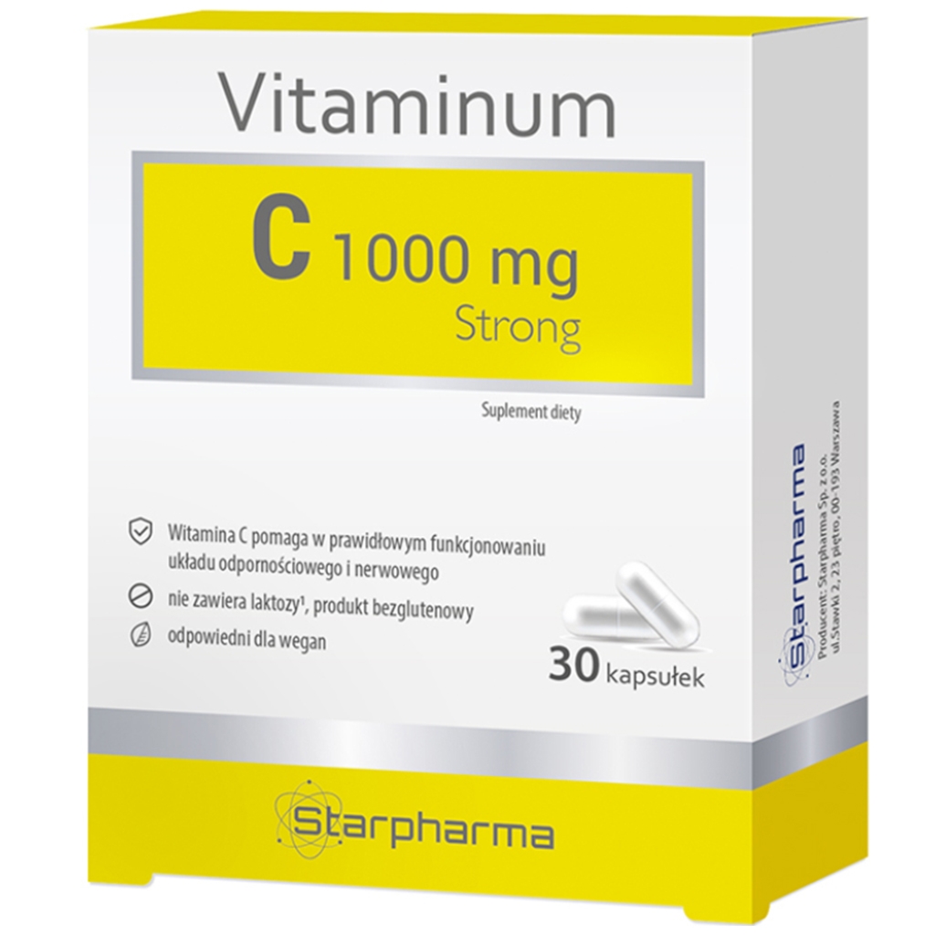 STARPHARMA VITAMINUM C 1000 MG STRONG 30 kaps - Starpharma