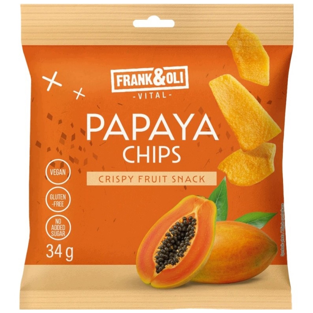 Frank&Oli Chipsy z papai 34g - Frank&oli