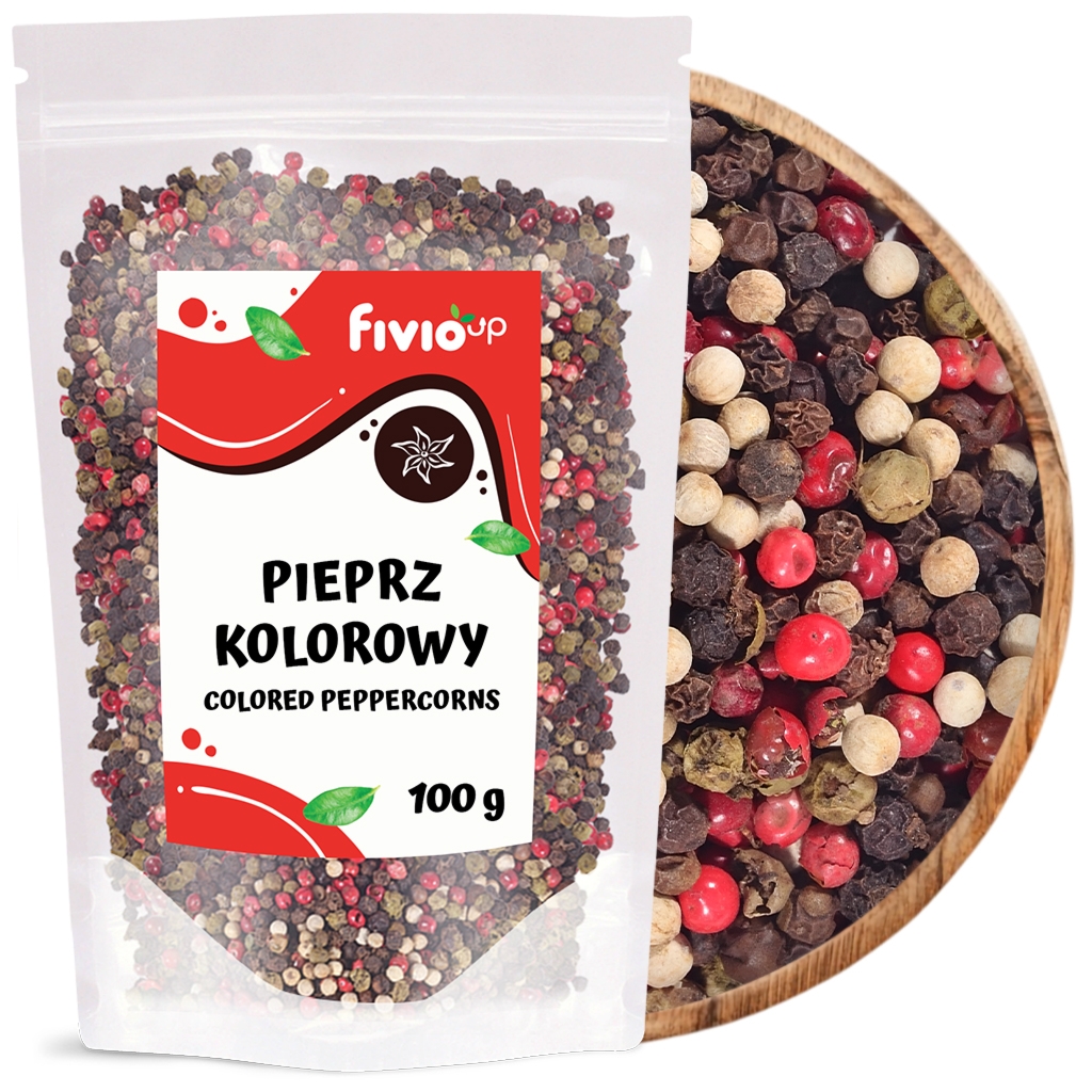 fivio Pieprz kolorowy ziarno 100 g - Fivio