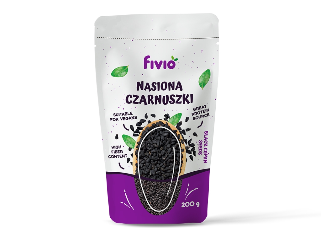 Czarnuszka nasiona 200g - Fivio
