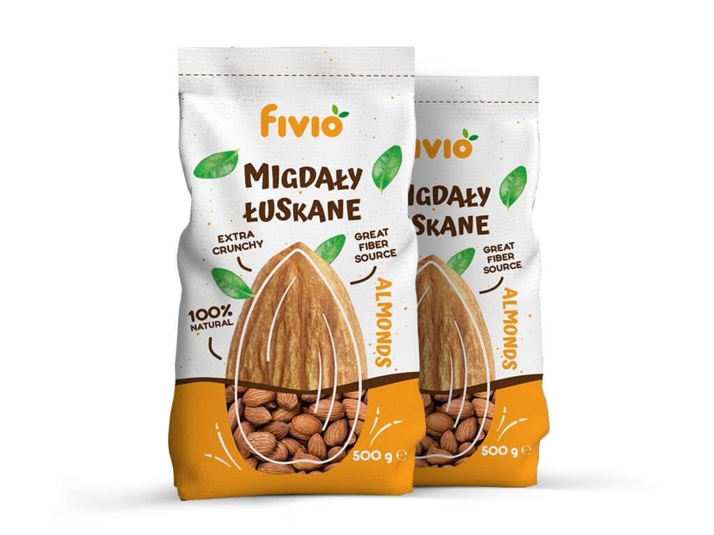 Migdały całe 1 kg - Fivio