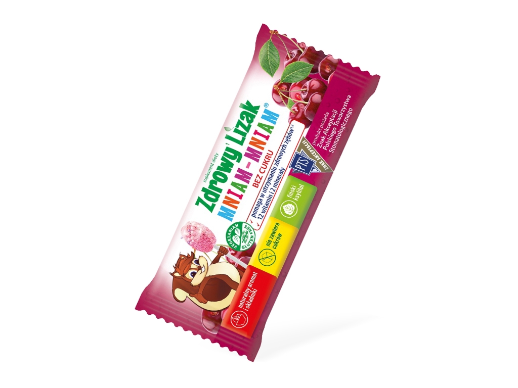 Lizak wiśnia 6g Zdrowy Lizak - Starpharma