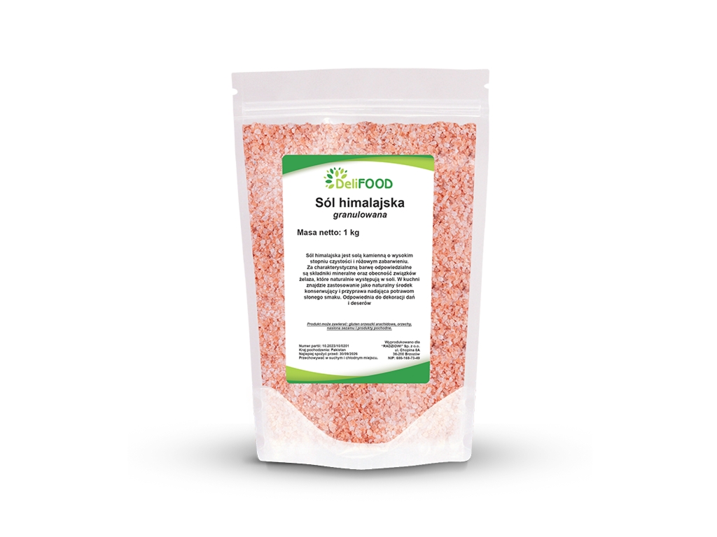 Sól himalajska granulowana 1000g - Delifood
