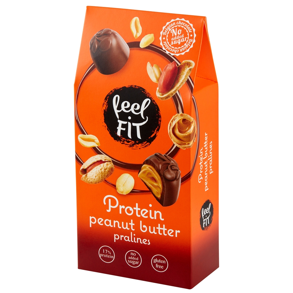 Praliny proteinowe z masłem orzechowym bdc 66g - Feel Fit