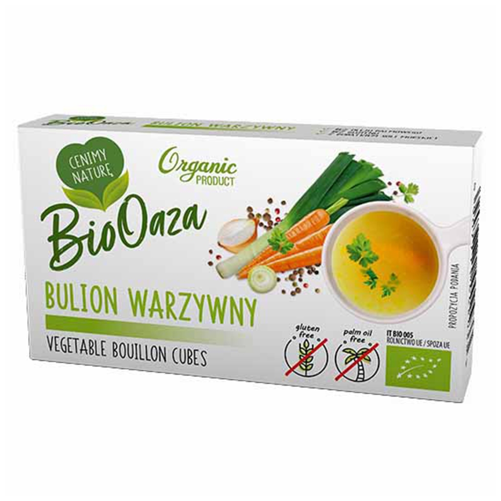 Bulion warzywny BIO wegański 66 g - Biooaza