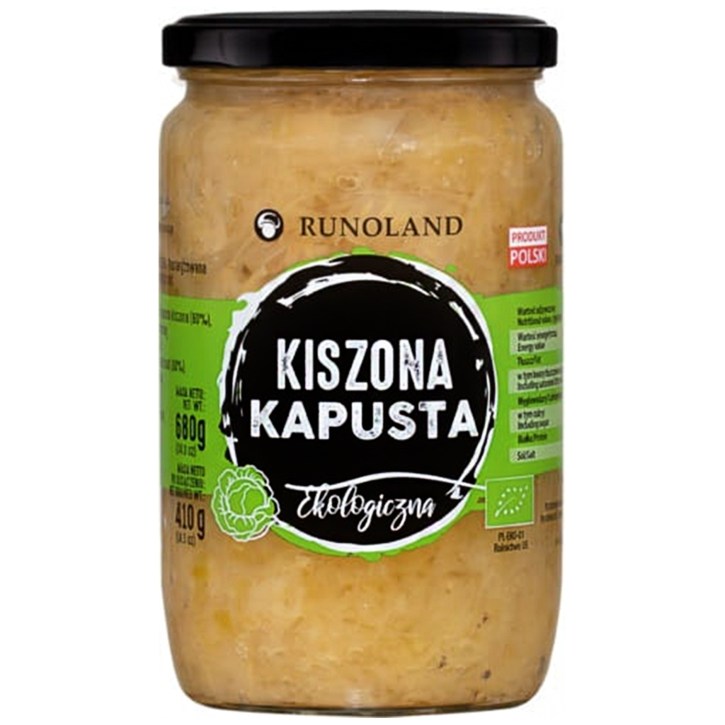 Kapusta kiszona BIO 680 g (410 g) - Runoland