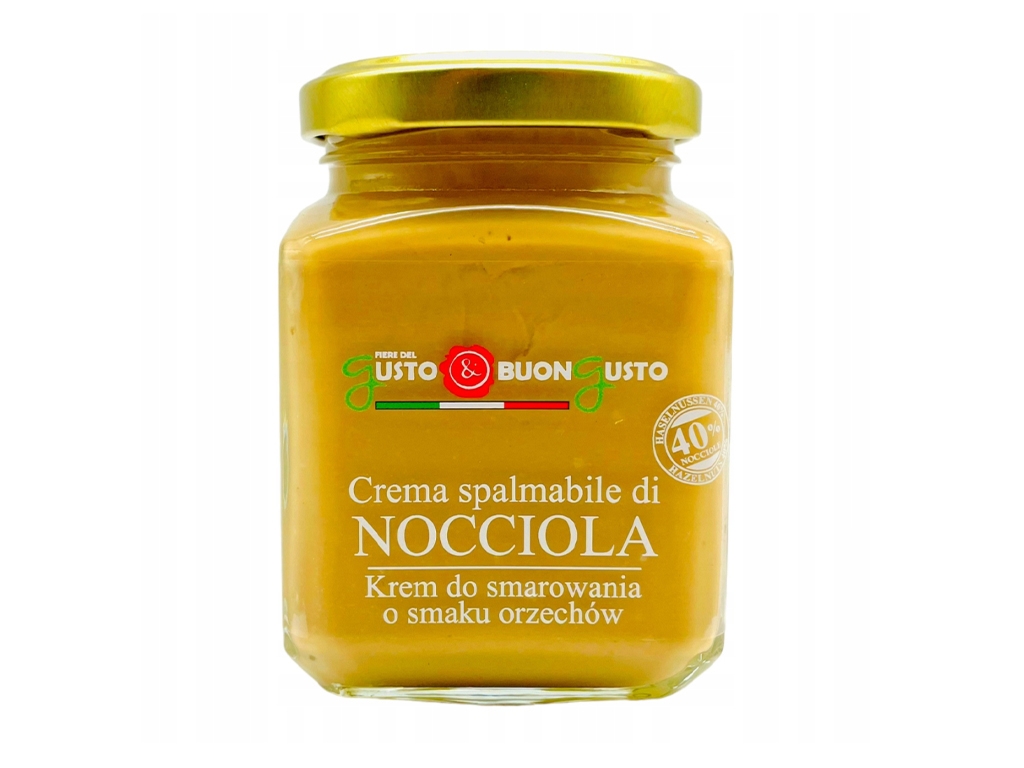 Krem Orzechy Laskowe 40% 200g - Gusto & Buon Gusto
