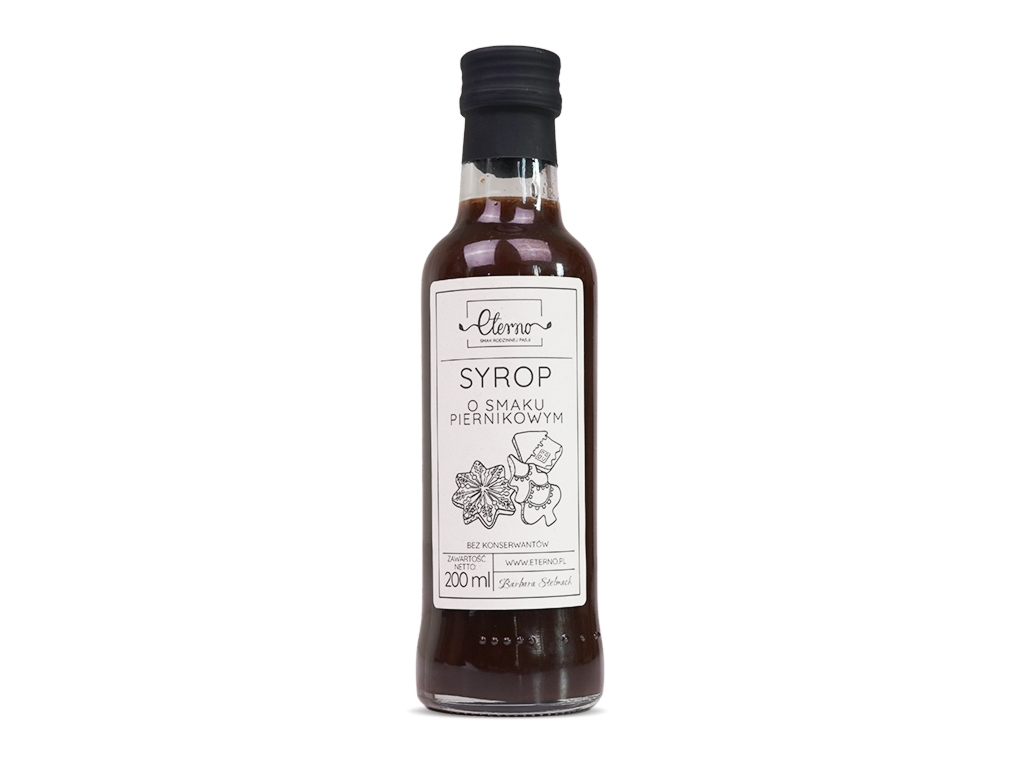 Syrop o smaku piernikowym 200ml ETERNO - Eterno