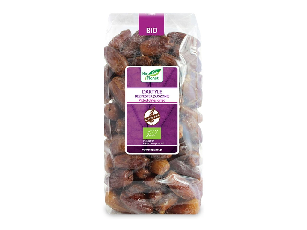 Bio Daktyle bez pest. bezglut. susz.1kg Bio Planet - Bio Planet
