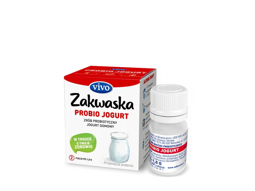 Zakwaska Probio jogurt VIVO - kartonik 2 sztuki - Vivo