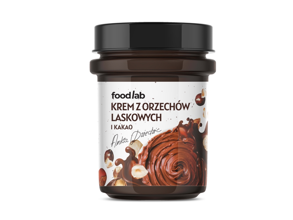 Krem z orzechów laskowych i kakao 300g - Food Lab