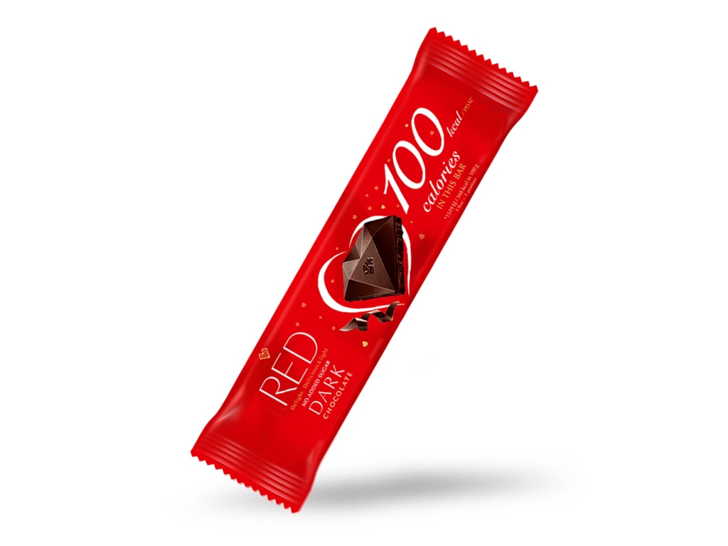Czekolada ciemna bez cukru 26g RED - Red